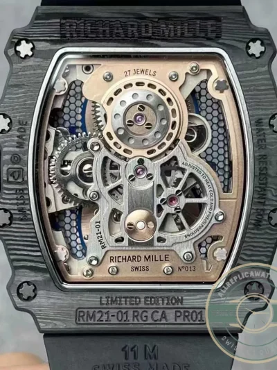 Replica Richard Mille 21-01 Tourbillon Skeleton Dial - Budget Luxury Replica Watch