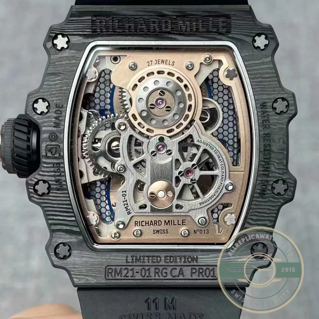 Replica Richard Mille 21-01 Tourbillon Skeleton Dial - Budget Luxury Replica Watch