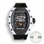 Replica Richard Mille 21-02 V2 Black Rubber Strap - Swiss Movement Replica Watch