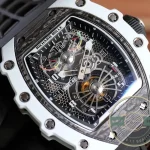 Replica Richard Mille 21-02 V2 Black Rubber Strap - Best Quality Replica Watch