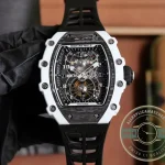 Replica Richard Mille 21-02 V2 Black Rubber Strap - Best Quality Replica Watch