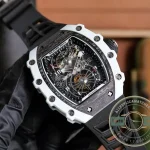 Replica Richard Mille 21-02 V2 Black Rubber Strap - Affordable Luxury Replica Timepiece