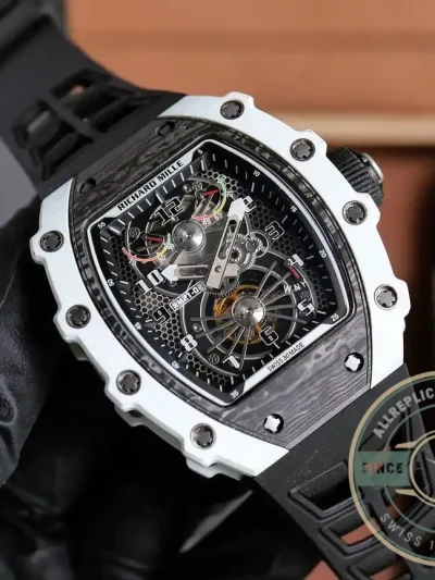 Replica Richard Mille 21-02 V2 Black Rubber Strap - Affordable Luxury Replica Timepiece