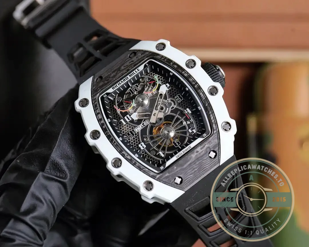 Replica Richard Mille 21-02 V2 Black Rubber Strap - Affordable Luxury Replica Timepiece