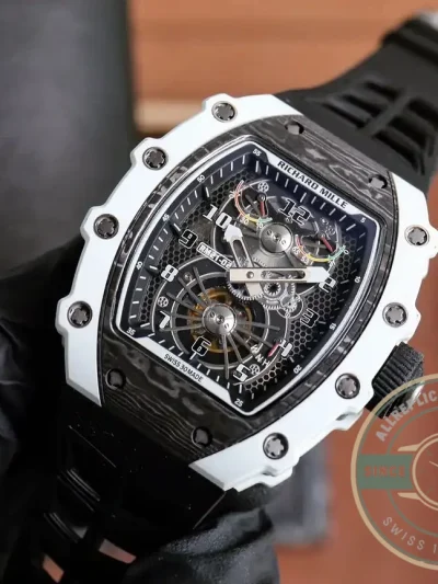 Replica Richard Mille 21-02 V2 Black Rubber Strap - Affordable Super Clone Watch