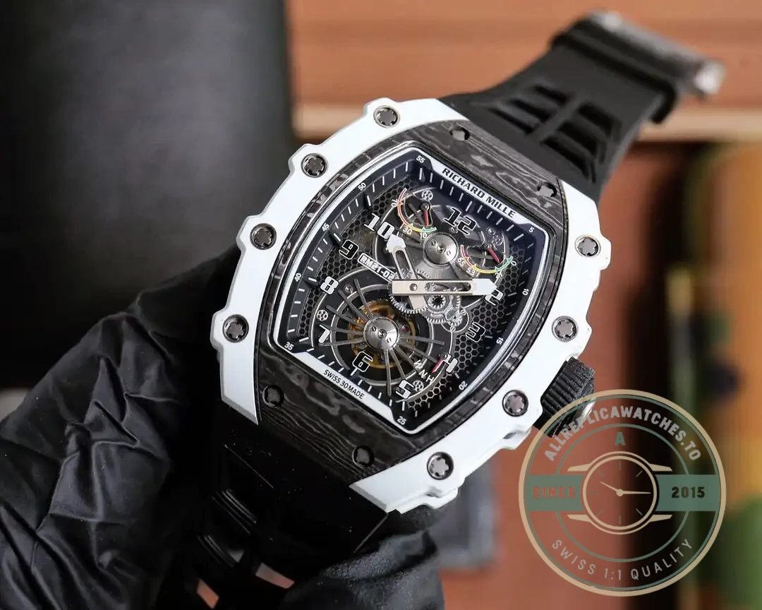 Replica Richard Mille 21-02 V2 Black Rubber Strap - Affordable Super Clone Watch