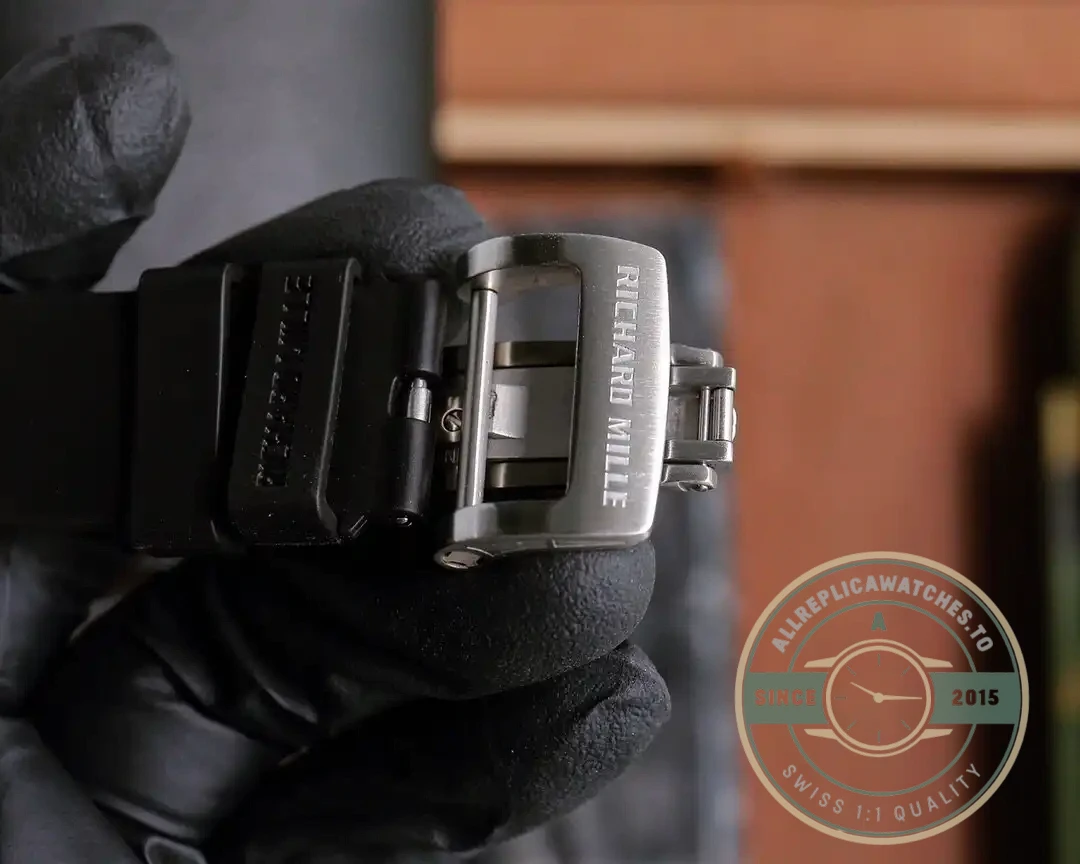Replica Richard Mille 21-02 V2 Black Rubber Strap - Best Quality Replica Watch