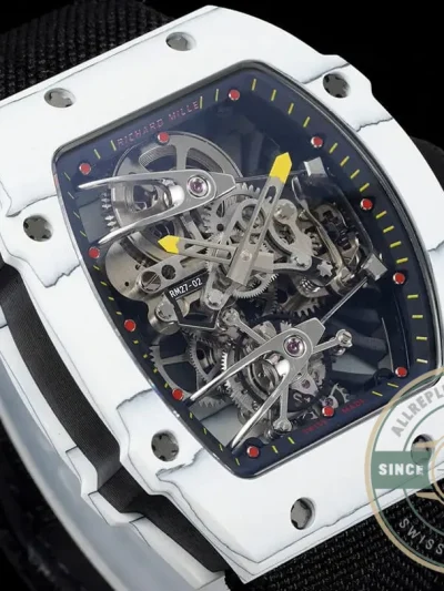 Replica Richard Mille 27-02 Rafael Nadal Tourbillon Black Strap - Budget Luxury Replica Watch