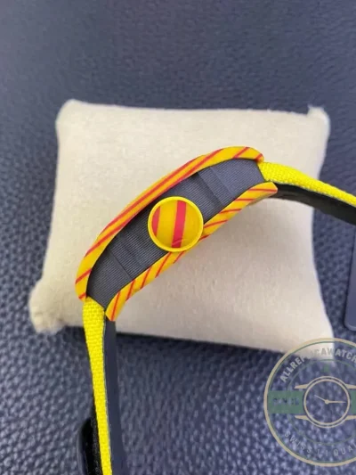 Replica Richard Mille 27-03 Rafael Nadal Tourbillon Yellow Strap - Top-Tier Swiss Replica Watch