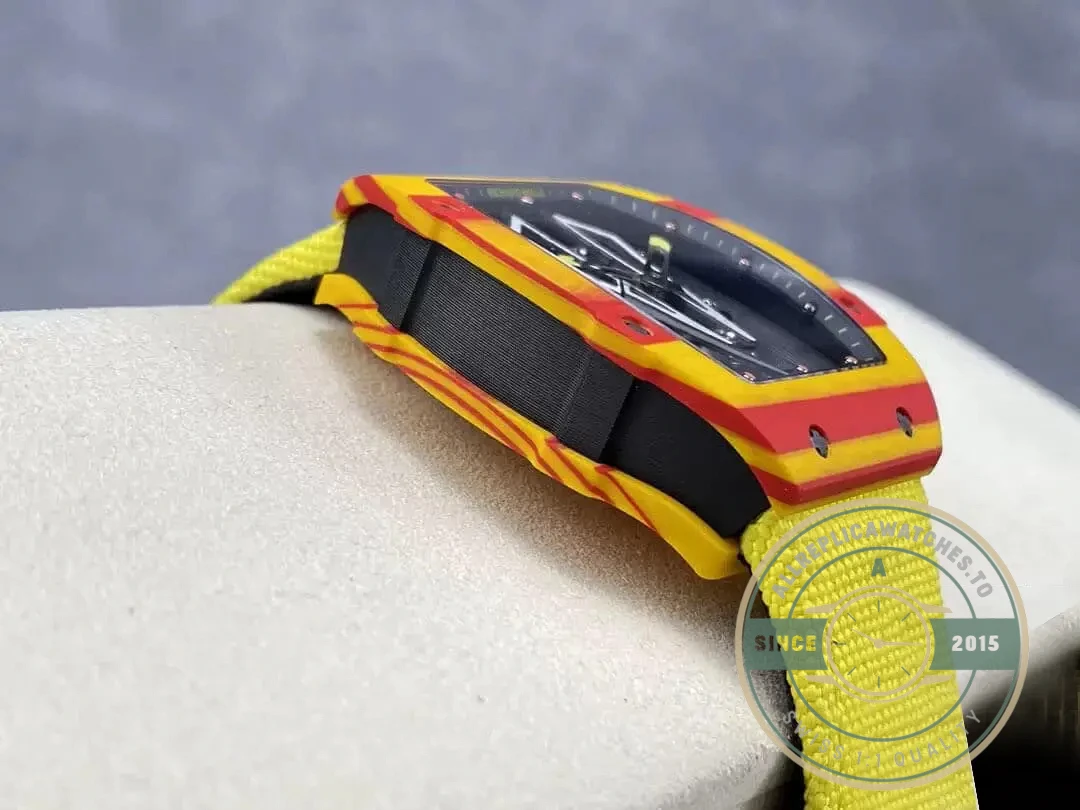 Replica Richard Mille 27-03 Tourbillon Yellow Strap - Budget Luxury Replica Watch