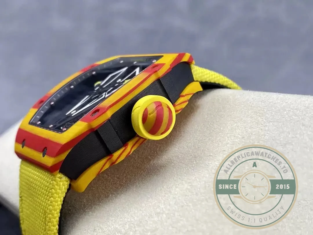 Replica Richard Mille 27-03 Tourbillon Yellow Strap - Affordable Super Clone Watch