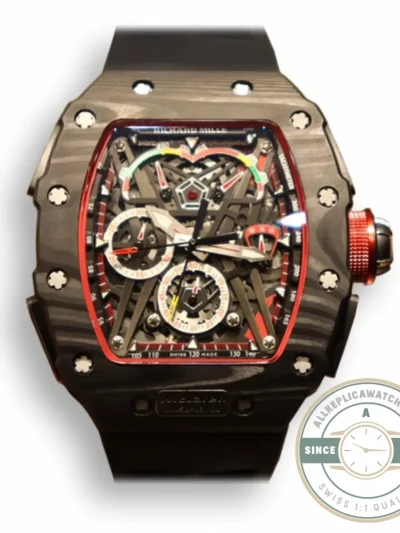 Replica Richard Mille 50-03 Black Carbon Case - 1:1 Swiss Replica Watch