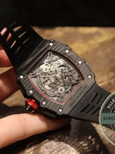 Replica Richard Mille 50-03 Black Carbon Case - Top-Tier Swiss Replica Watch