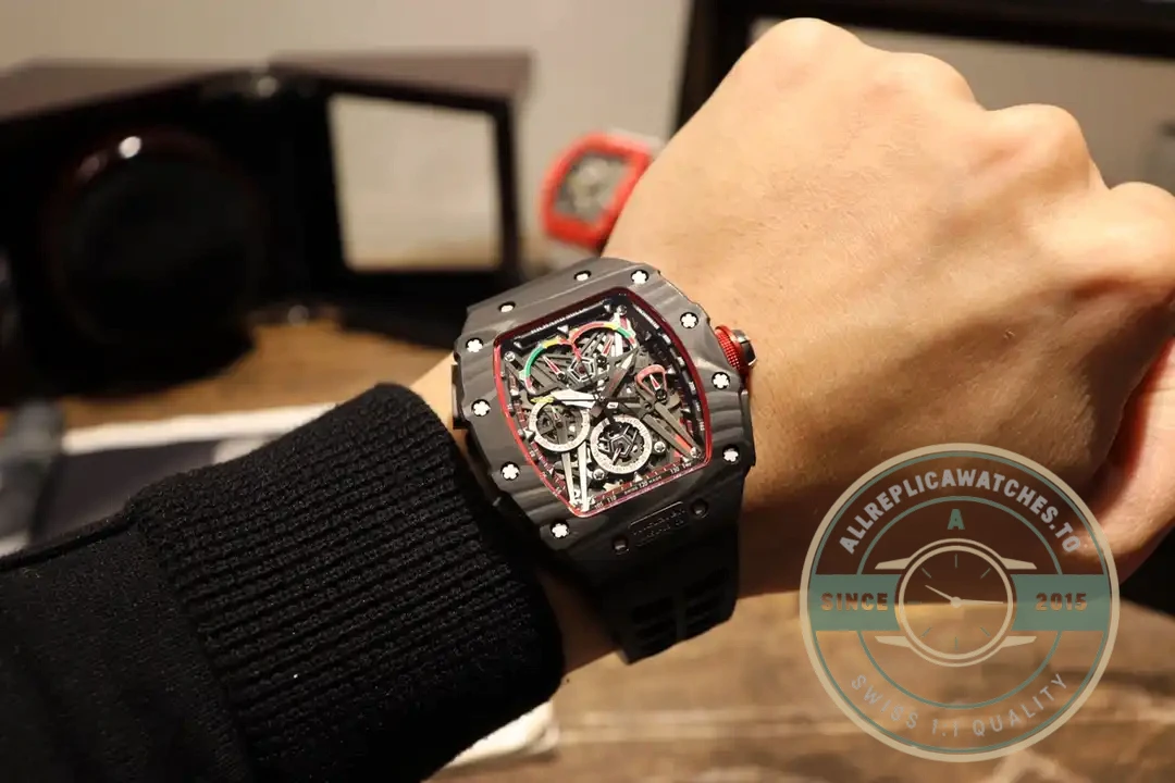 Replica Richard Mille 50-03 Black Carbon Case - Premium Super Clone Watch