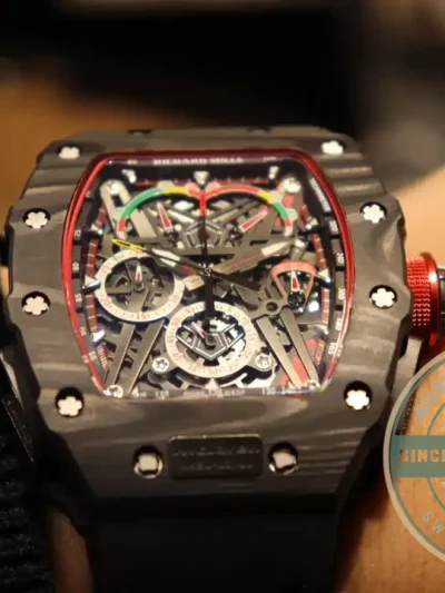 Replica Richard Mille 50-03 Black Carbon Case - Swiss Movement Replica Watch