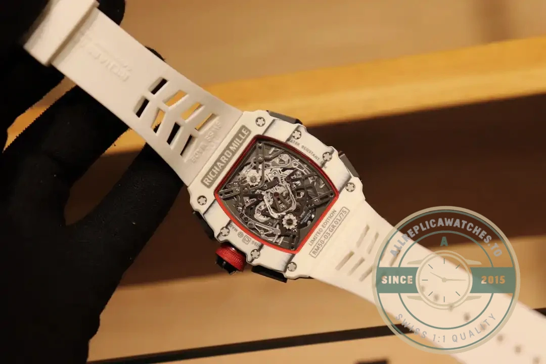 Replica Richard Mille 50-03 White Carbon Fiber Case - Best Quality Replica Watch