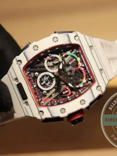 Replica Richard Mille 50-03 White Carbon Fiber Case - Affordable Super Clone Watch