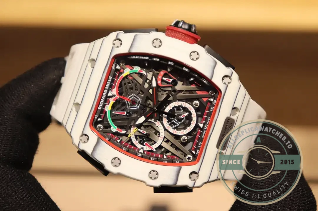 Replica Richard Mille 50-03 White Carbon Fiber Case - Factory Super Clone Watch