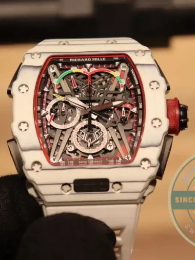 Replica Richard Mille 50-03 White Carbon Fiber Case - High-Grade Replica Watch