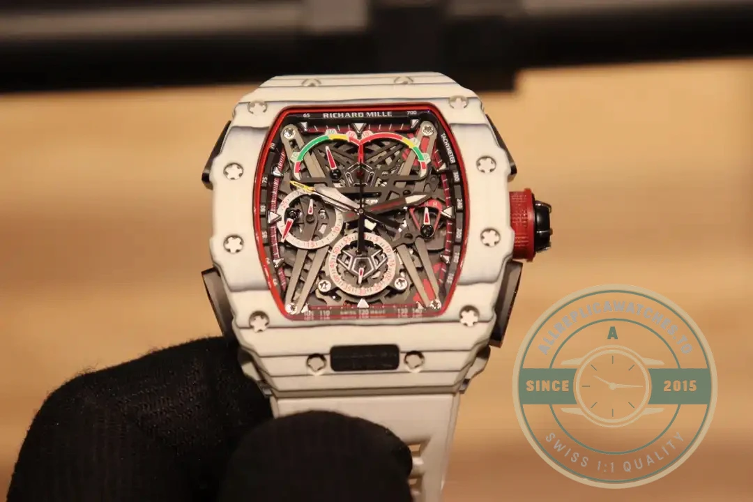 Replica Richard Mille 50-03 White Carbon Fiber Case - High-Grade Replica Watch
