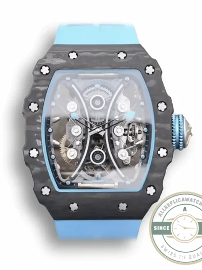 Replica Richard Mille 53-01 Black Carbon Swiss Tourbillon Movement - 1:1 Swiss Replica Watch