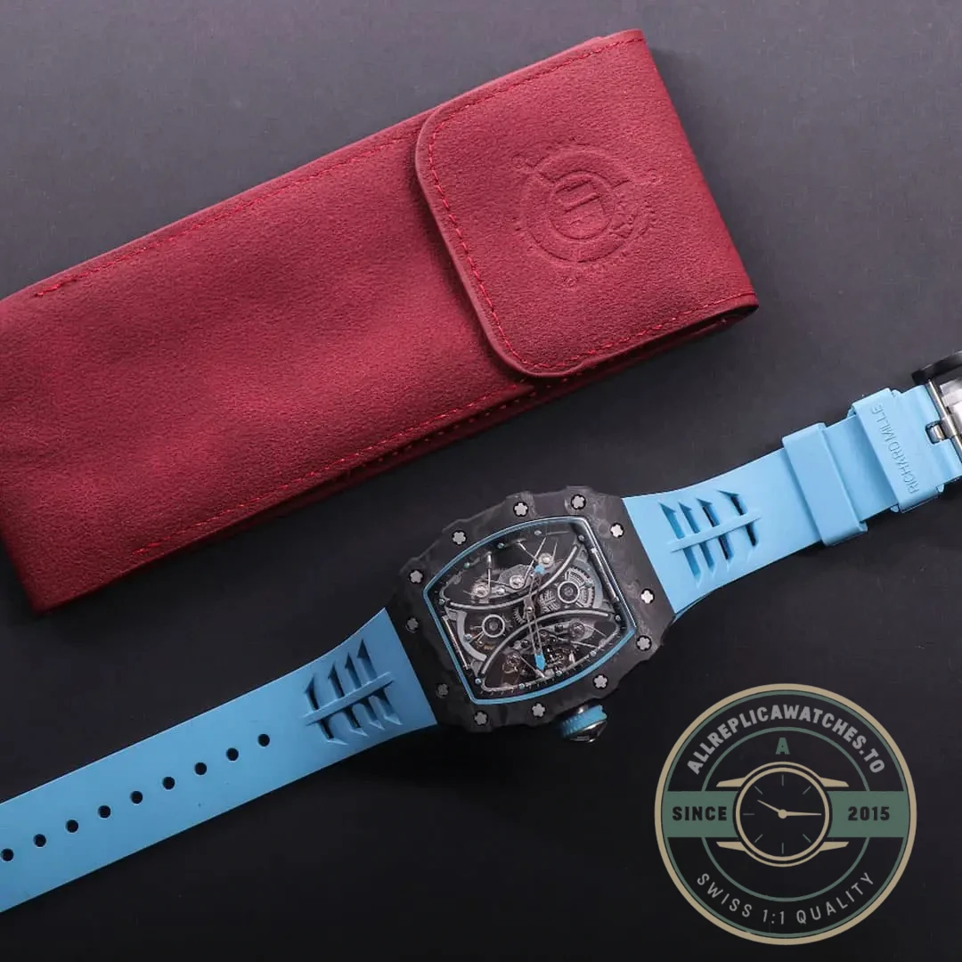 Replica Richard Mille 53-01 Black Carbon Swiss Tourbillon Movement - High-Grade Replica Watch