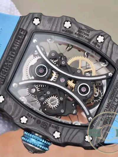 Replica Richard Mille 53-01 Black Carbon Swiss Tourbillon Movement - Best Quality Replica Watch