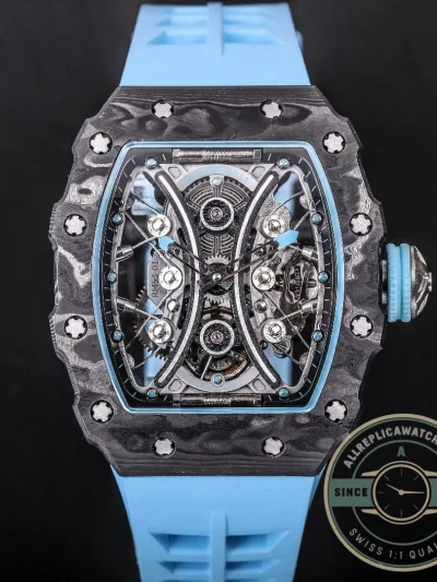 Replica Richard Mille 53-01 Black Carbon Swiss Tourbillon Movement - Premium Super Clone Watch