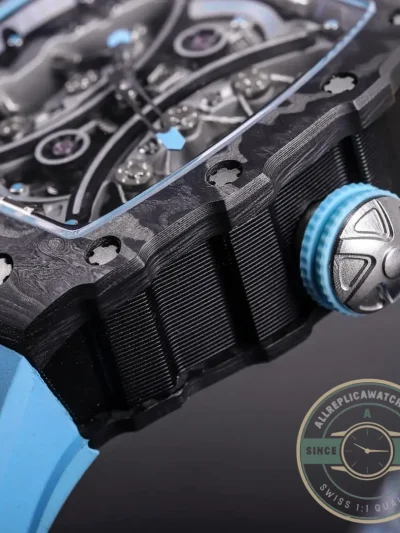 Replica Richard Mille 53-01 Black Carbon Swiss Tourbillon Movement - Top-Tier Swiss Replica Watch