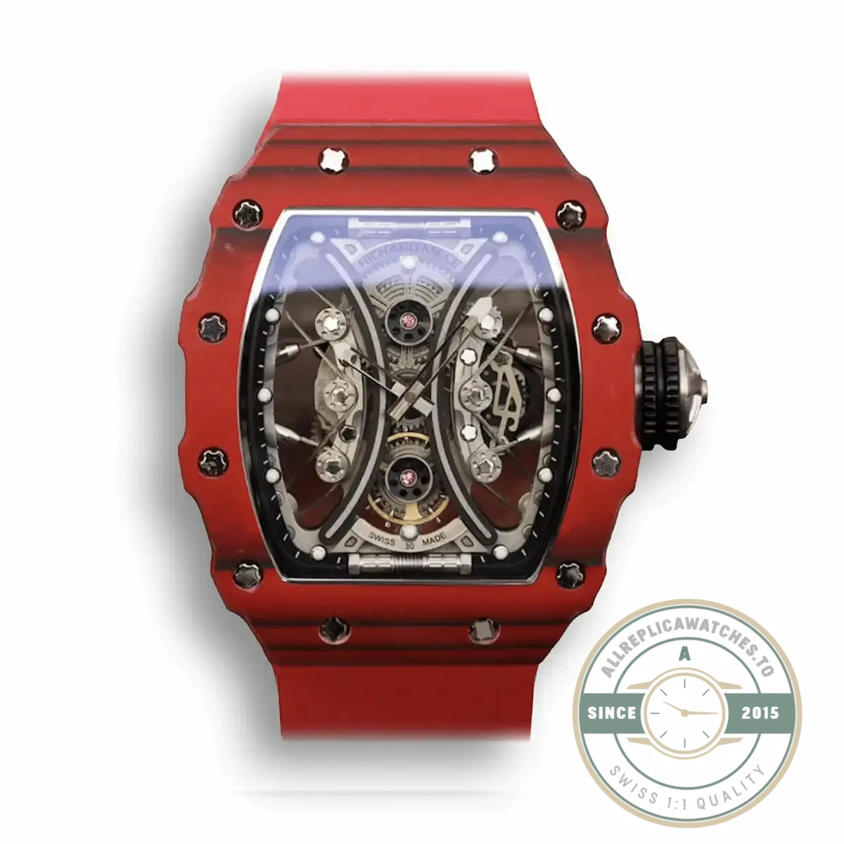 Replica Richard Mille 53-01 Red Tpt Carbon Fiber - Top-Tier Swiss Replica Watch