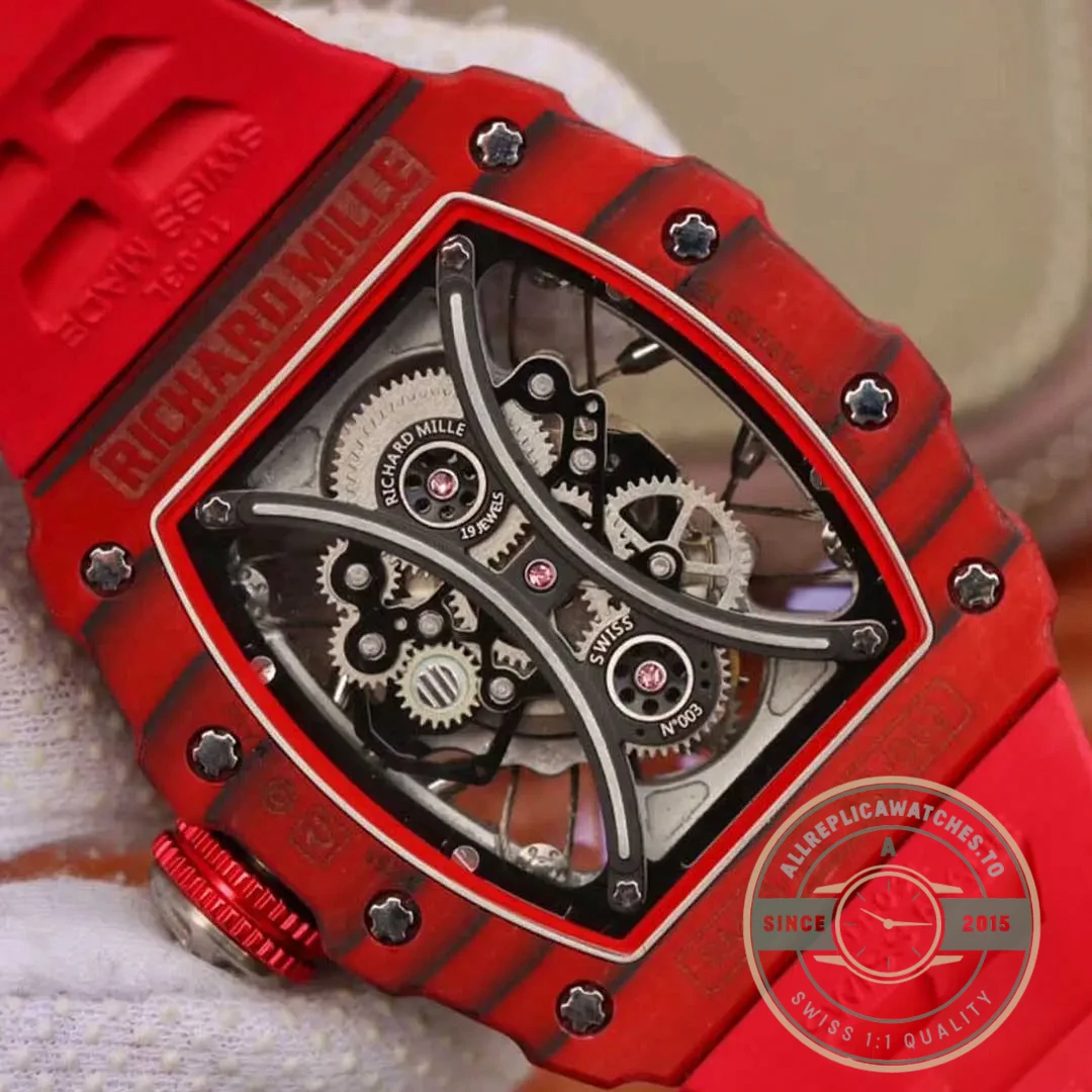 Replica Richard Mille 53-01 Red Tpt Carbon Fiber - 1:1 Swiss Replica Watch