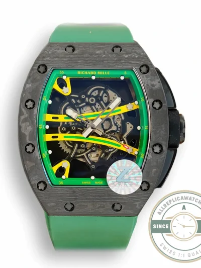Replica Richard Mille 59-01 Ultimate Track Green Strap - Affordable Luxury Replica Timepiece
