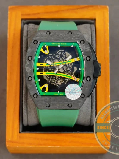 Replica Richard Mille 59-01 Ultimate Track Green Strap - Affordable Luxury Replica Timepiece