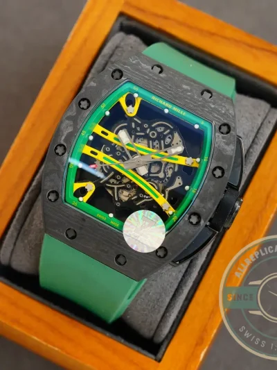 Replica Richard Mille 59-01 Ultimate Track Green Strap - Affordable Luxury Replica Timepiece