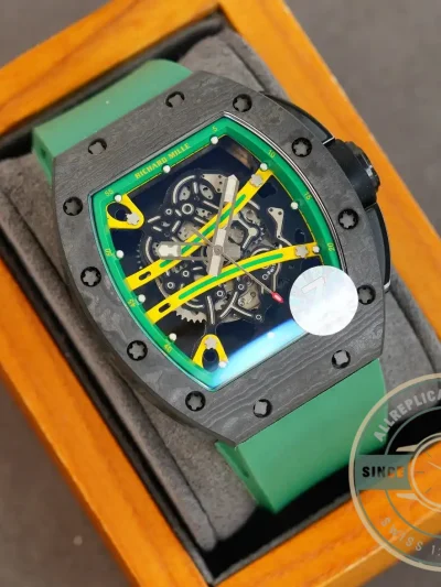 Replica Richard Mille 59-01 Ultimate Track Green Strap - Premium Super Clone Watch