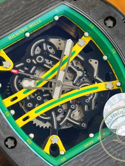 Replica Richard Mille 59-01 Ultimate Track Green Strap - Swiss Movement Replica Watch
