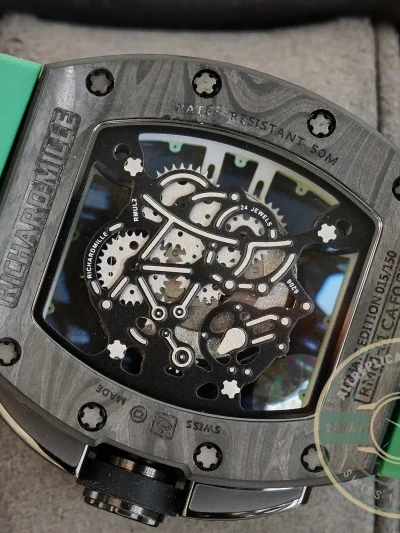 Replica Richard Mille 59-01 Ultimate Track Green Strap - 1:1 Swiss Replica Watch