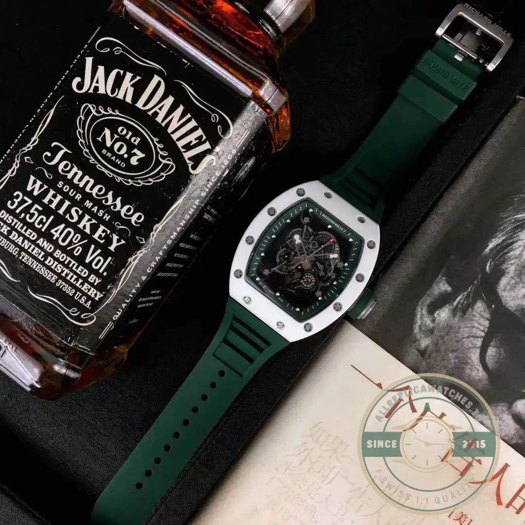 Replica Richard Mille035-america5 Green Strap - Premium Super Clone Watch