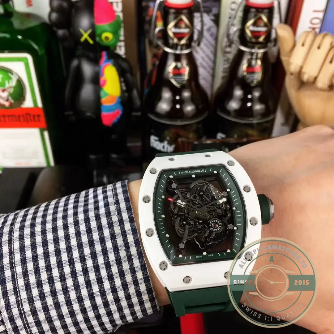 Replica Richard Mille035-america5 Green Strap - Budget Luxury Replica Watch