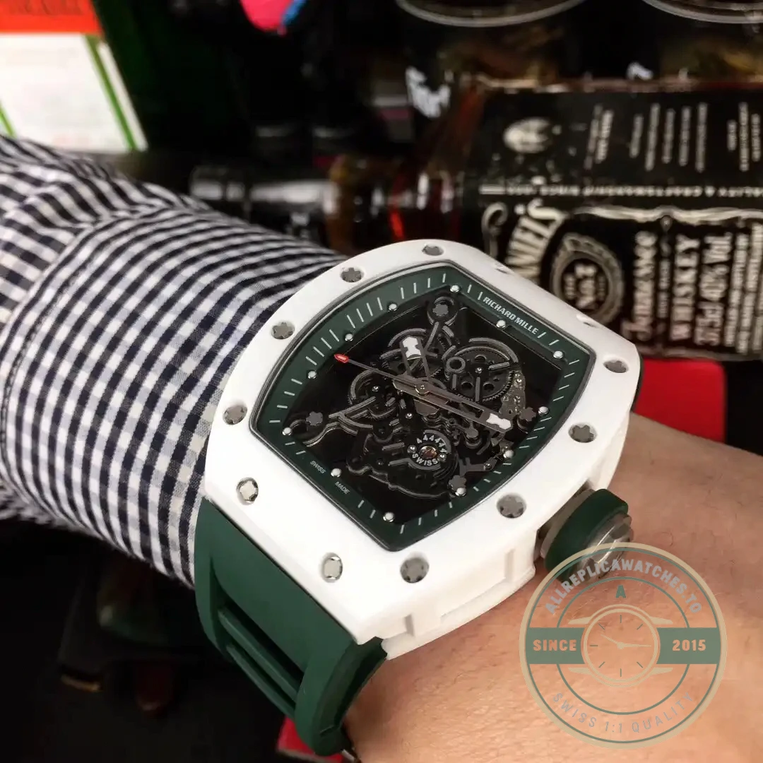 Replica Richard Mille035-america5 Green Strap - Best Quality Replica Watch