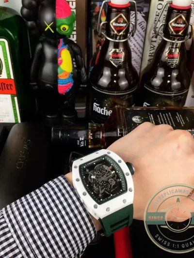 Replica Richard Mille035-america5 Green Strap - Swiss Movement Replica Watch