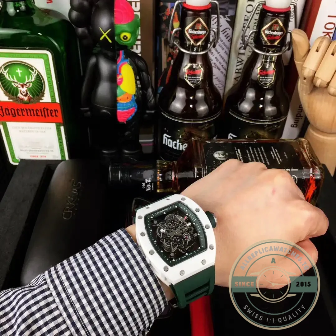 Replica Richard Mille035-america5 Green Strap - Swiss Movement Replica Watch