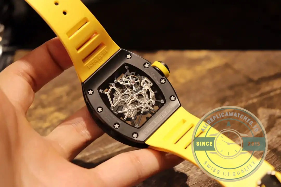 Replica Richard Mille035 Bb Factory Yellow Rubber Strap - Budget Luxury Replica Watch
