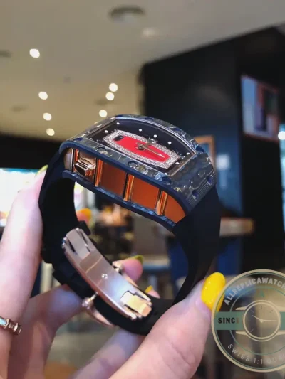 Replica Richard Mille037 Carbon Black Strap - Affordable Luxury Replica Timepiece