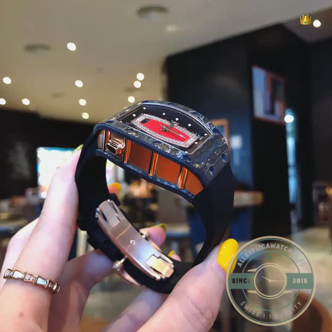 Replica Richard Mille037 Carbon Black Strap - Affordable Luxury Replica Timepiece