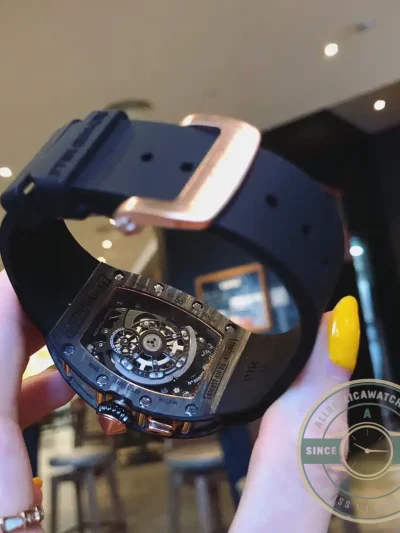 Replica Richard Mille037 Carbon Black Strap - Affordable Luxury Replica Timepiece