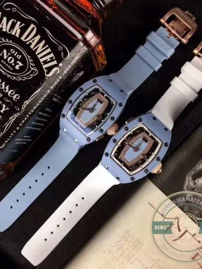 Replica Richard Mille037 Ceramic White Strap - Swiss-Made Clone Watch