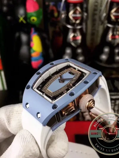 Replica Richard Mille037 Ceramic White Strap - Affordable Luxury Replica Timepiece