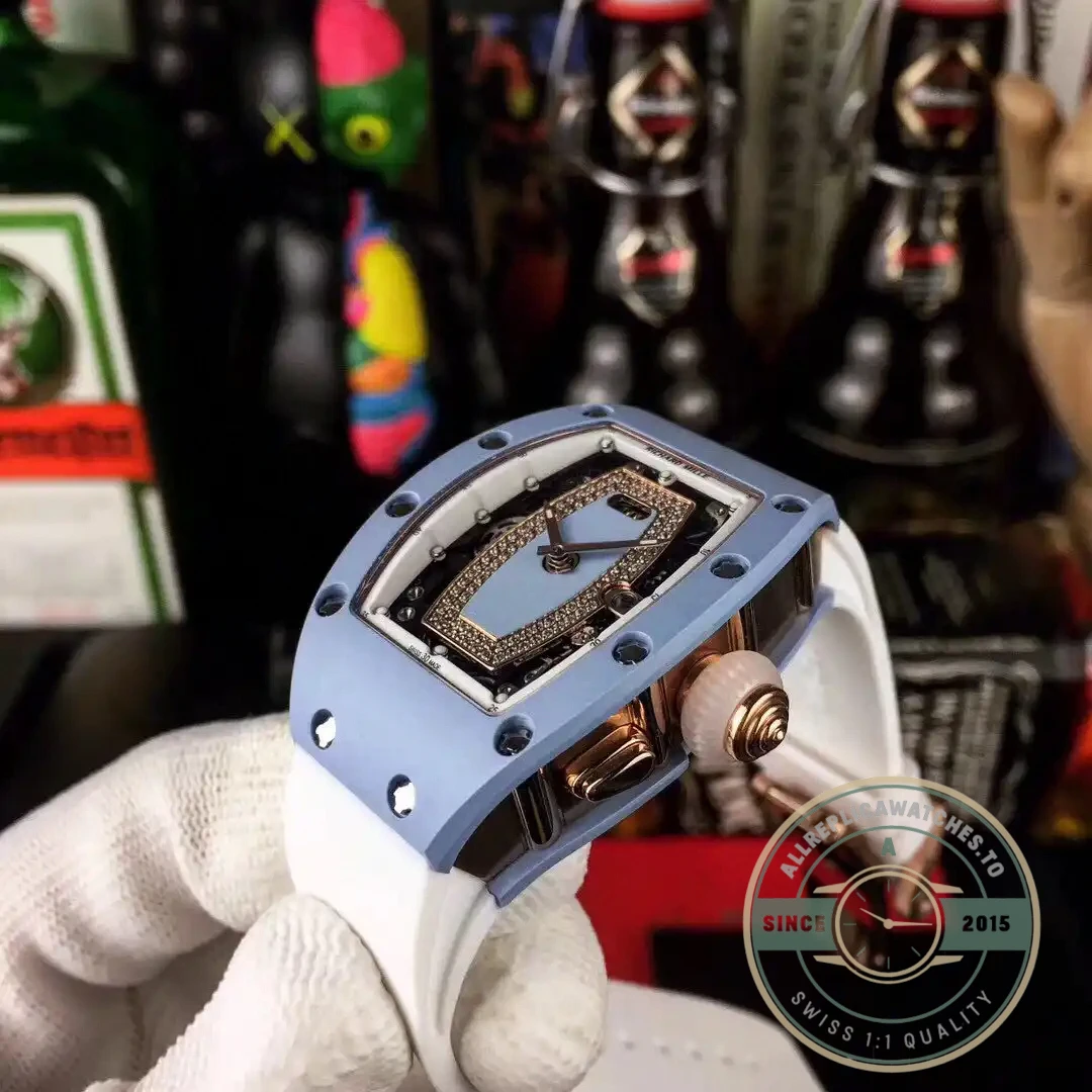 Replica Richard Mille037 Ceramic White Strap - Affordable Luxury Replica Timepiece