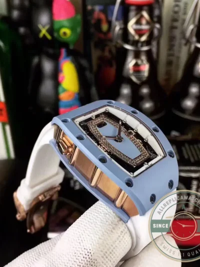 Replica Richard Mille037 Ceramic White Strap - Top-Tier Swiss Replica Watch